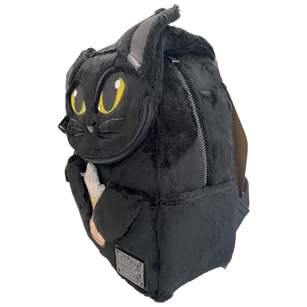 Hocus Pocus Loungefly Binx Black Cat Plush Disney Mini Backpack Candle NWT - Picture 3 of 12
